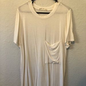 White T-shirt dress